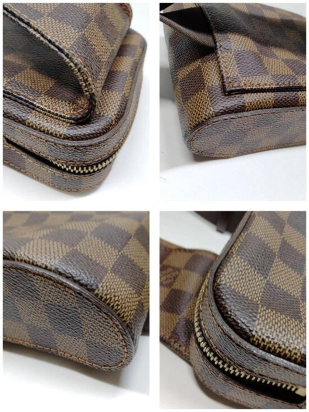 Authentic Louis Vuitton Geronimos Damier Ebene Sling Bag Crossbody Belt Bag - Picture 9 of 16